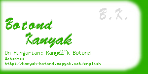 botond kanyak business card